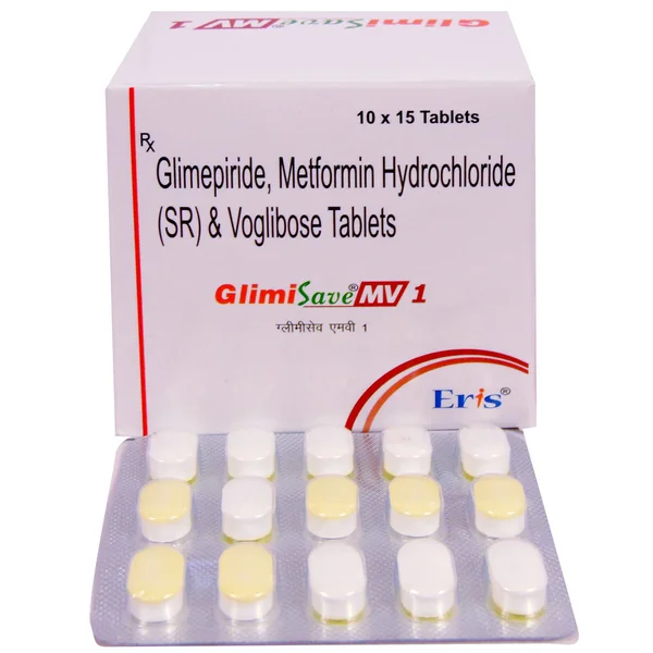 Glimisave MV 1 Tablet 15's, Pack of 15