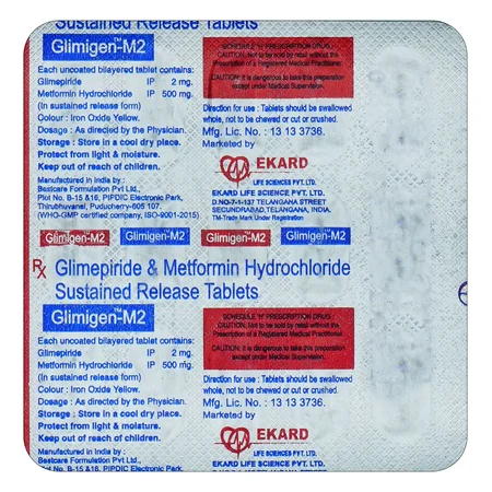 Glimigen-M2 Tablet 15's