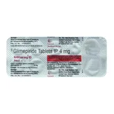 Glitaray 4 mg Tablet 10's, Pack of 10 TabletS