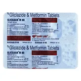 Glicsaan M 80mg/500mg Tablet 10's, Pack of 10 TabletS