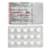 Glimibrit 2 mg Tablet 15's, Pack of 15 TabletS