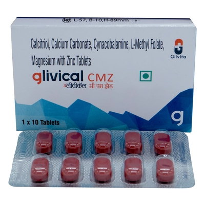 Glivical CMZ Softgel Capsule 10's, Pack of 10 CAPSULES