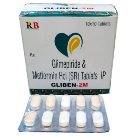 Gliben-2M Tablet 10's