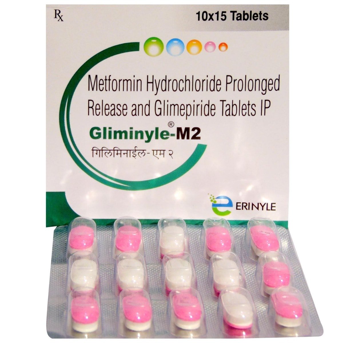 Gliminyle-M2 Tablet 15's, Pack of 15 TabletS Gliminyle-M2 Tablet 15's, Pack of 15 TabletS