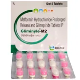 Gliminyle-M2 Tablet 15's, Pack of 15 TabletS