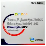 Gliminyle-MP2 Tablet 15's, Pack of 15 TabletS