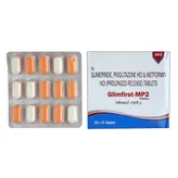 Glimfirst-MP2 Tablet 15's, Pack of 15 TABLETS
