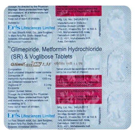 Glimisave MV 1.3F Tablet 15's