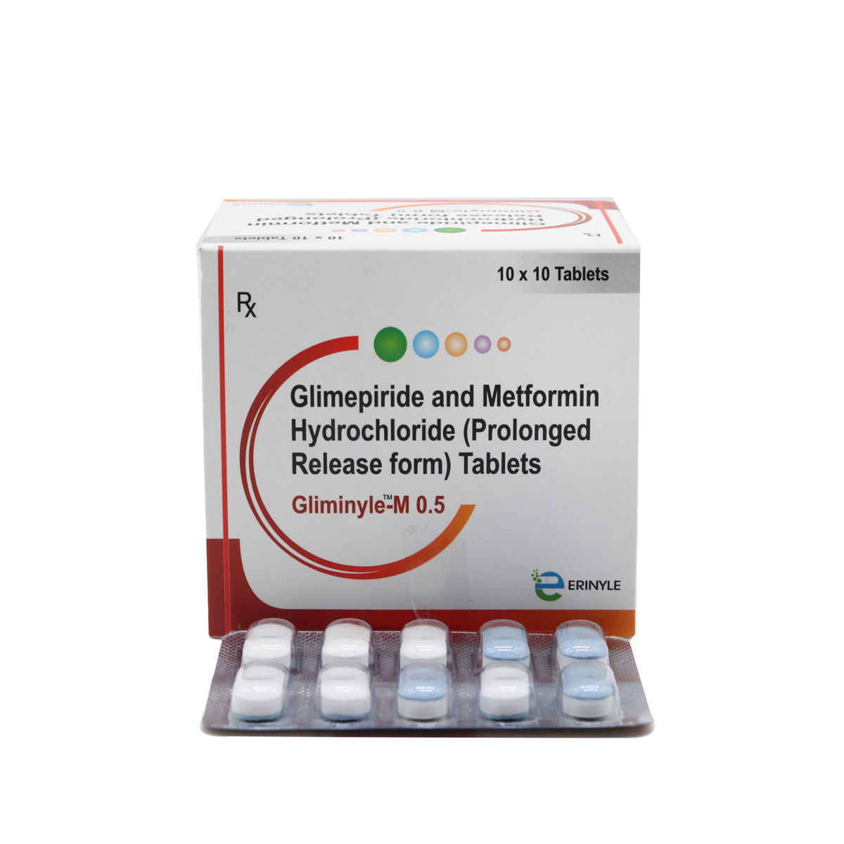 Gliminyle-M 0.5 Tablet 10's, Pack of 10 TABLETS