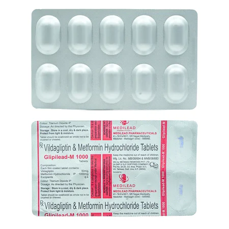 Glipilead M 1000 Tablet 10's
