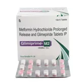 Glimiprime-M2 Tablet 15's, Pack of 15 TabletS