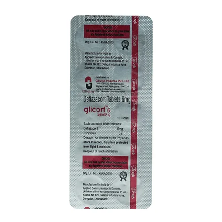Glicort 6 Tablet 10's