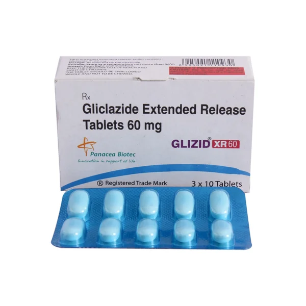 Glizid XR 60 Tablet 10's, Pack of 10 TABLETS