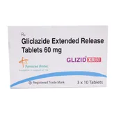 Glizid XR 60 Tablet 10's, Pack of 10 TABLETS