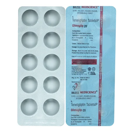 Glimoglip-20 Tablet 10's