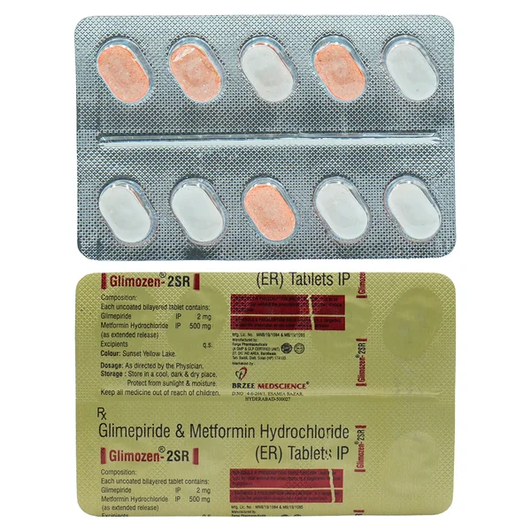 Glimozen-2SR Tablet 10's