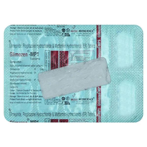 Glimozen-MP1 Tablet 10's