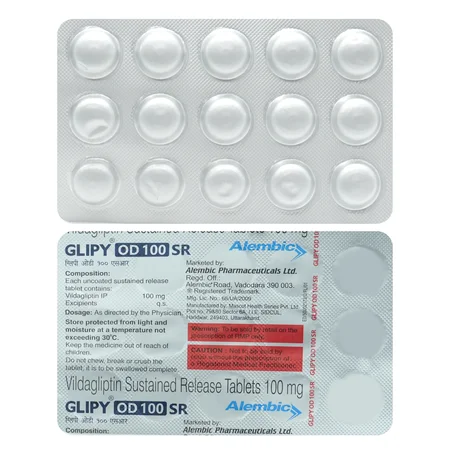 Glipy OD 100 SR Tablet 15's