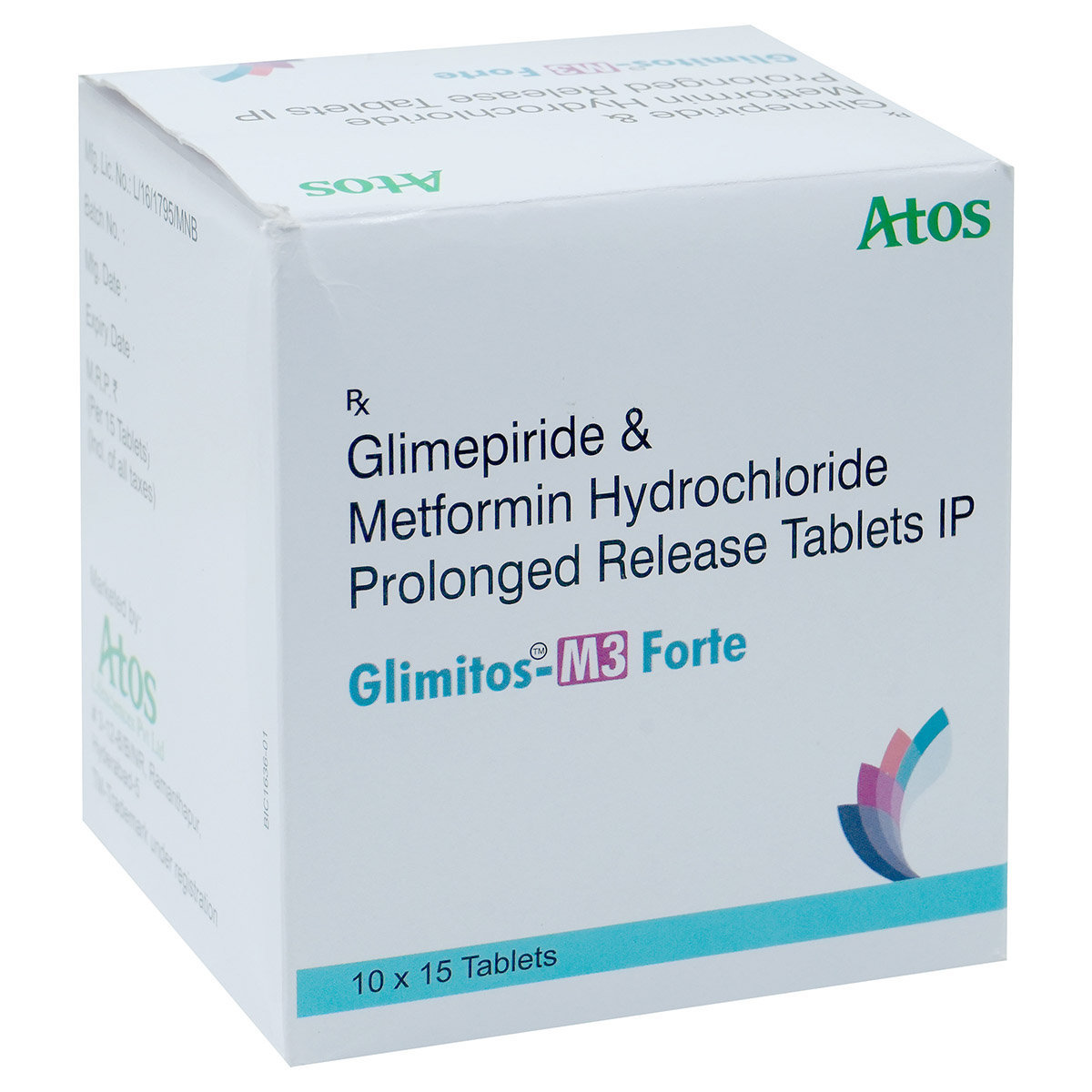 Glimitos-M3 Forte Tablet 15's, Pack of 15 TabletS Glimitos-M3 Forte Tablet 15's, Pack of 15 TabletS