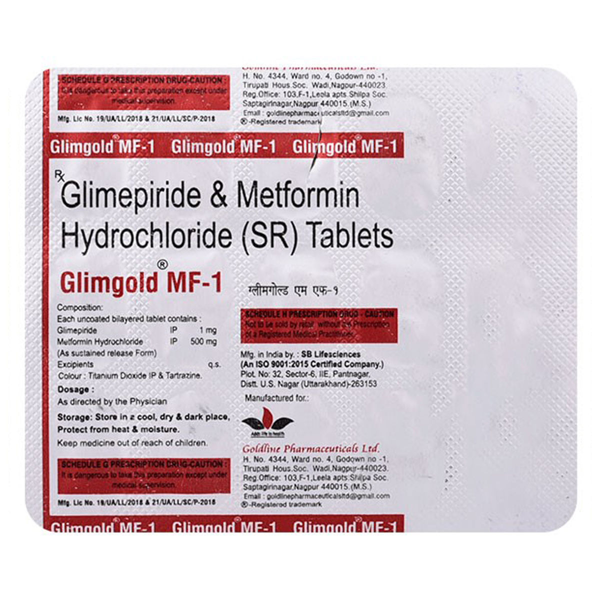 Glimgold MF-1 Tablet | Uses, Side Effects, Price | Apollo Pharmacy