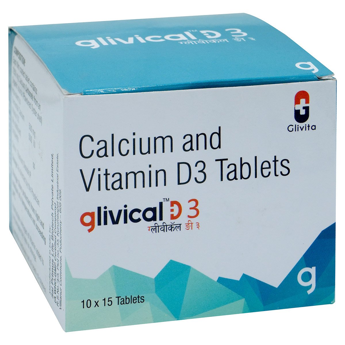 Glivical D3 500/500 Tablet 15's, Pack of 15 Glivical D3 500/500 Tablet 15's, Pack of 15
