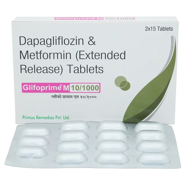 Glifoprime M 10/1000 Tab 15'S