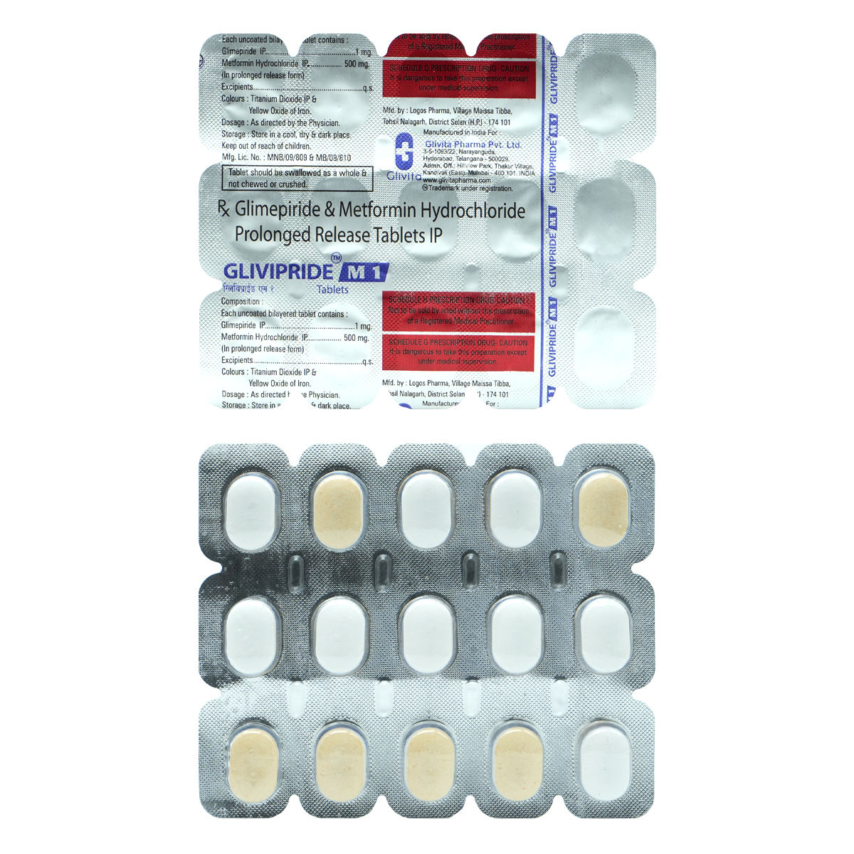 Glivipride M1 Tablet 15's Price, Uses, Side Effects, Composition ...