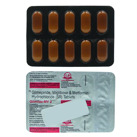Glimilax-MV 2 Tablet 10's