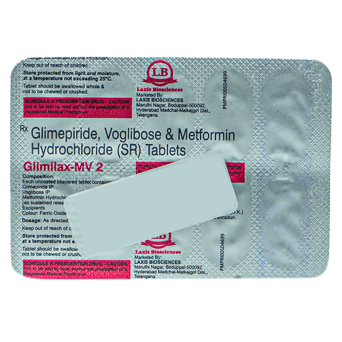 Glimilax-MV 2 Tablet 10's, Pack of 10 TABLETS Glimilax-MV 2 Tablet 10's, Pack of 10 TABLETS