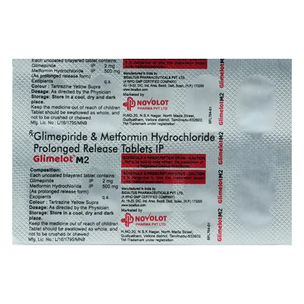 Glimelot M2 Tablet 10's