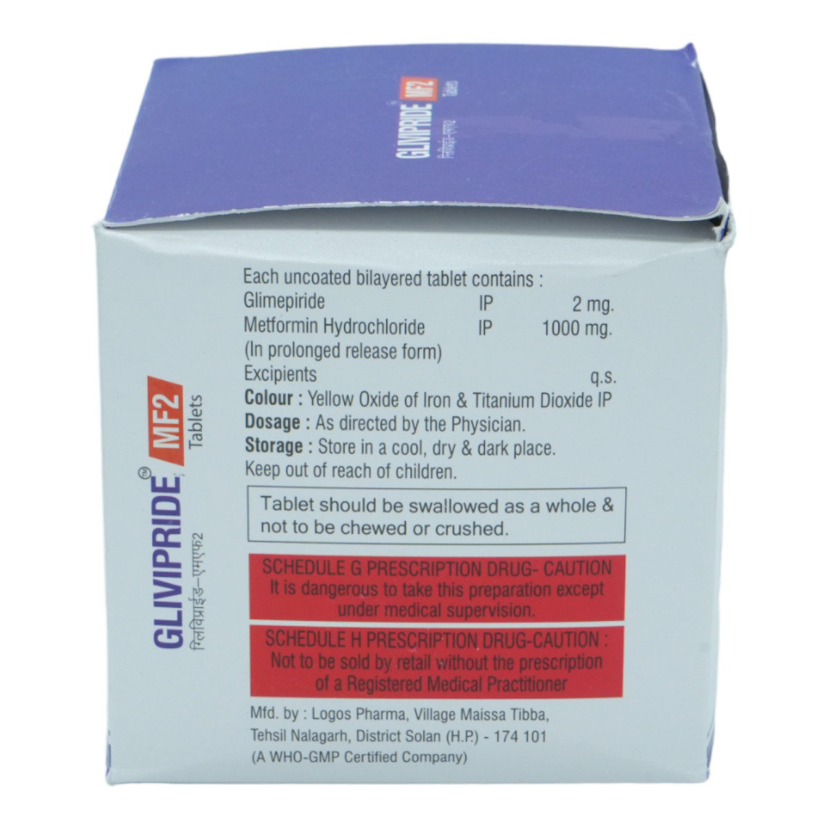 Glivipride MF2 Tablet 15's, Pack of 15 TabletS Glivipride MF2 Tablet 15's, Pack of 15 TabletS