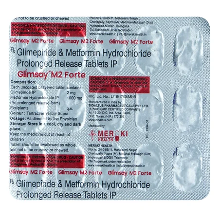 Glimsay M2 Forte Tablet 15's
