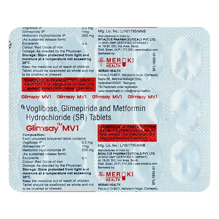 Glimsay MV1 Tablet 15's
