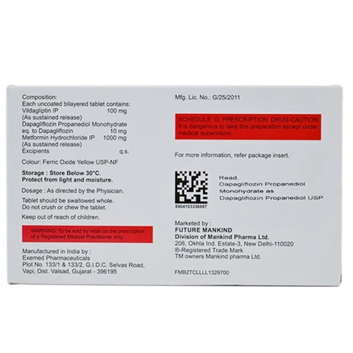 Gliptagreat DM 1000 Tablet 10's, Pack of 10 TabletS Gliptagreat DM 1000 Tablet 10's, Pack of 10 TabletS