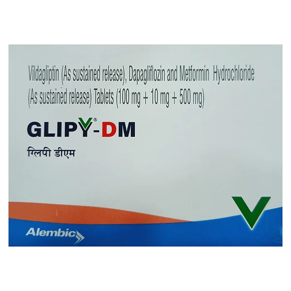 Glipy-DM Tablet 15's, Pack of 15 SOFTGELSS