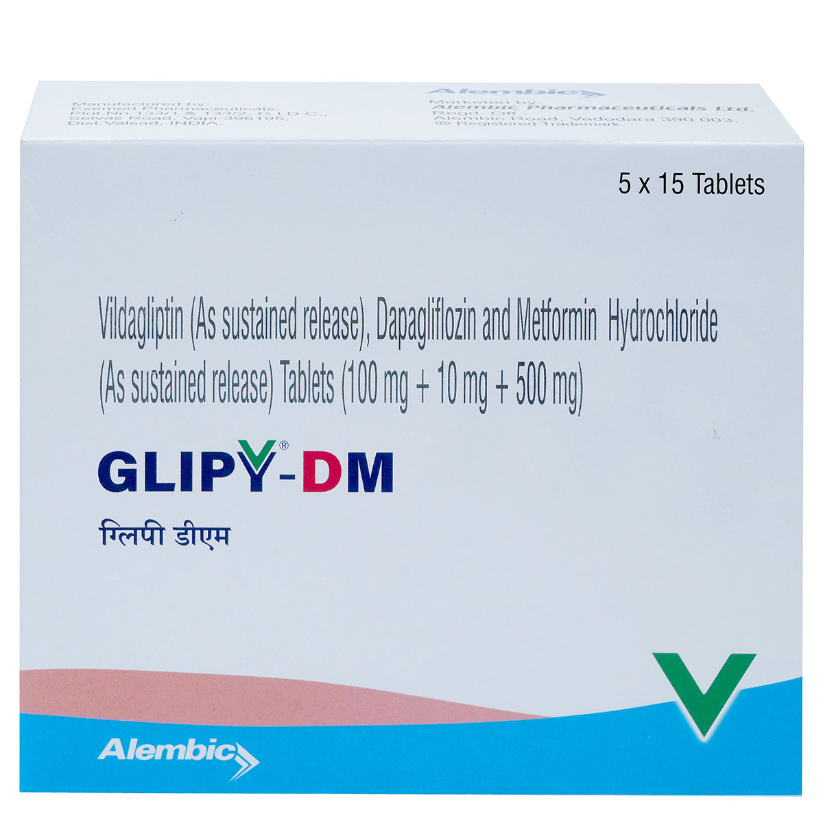 Glipy-DM Tablet 15's, Pack of 15 SOFTGELSS Glipy-DM Tablet 15's, Pack of 15 SOFTGELSS