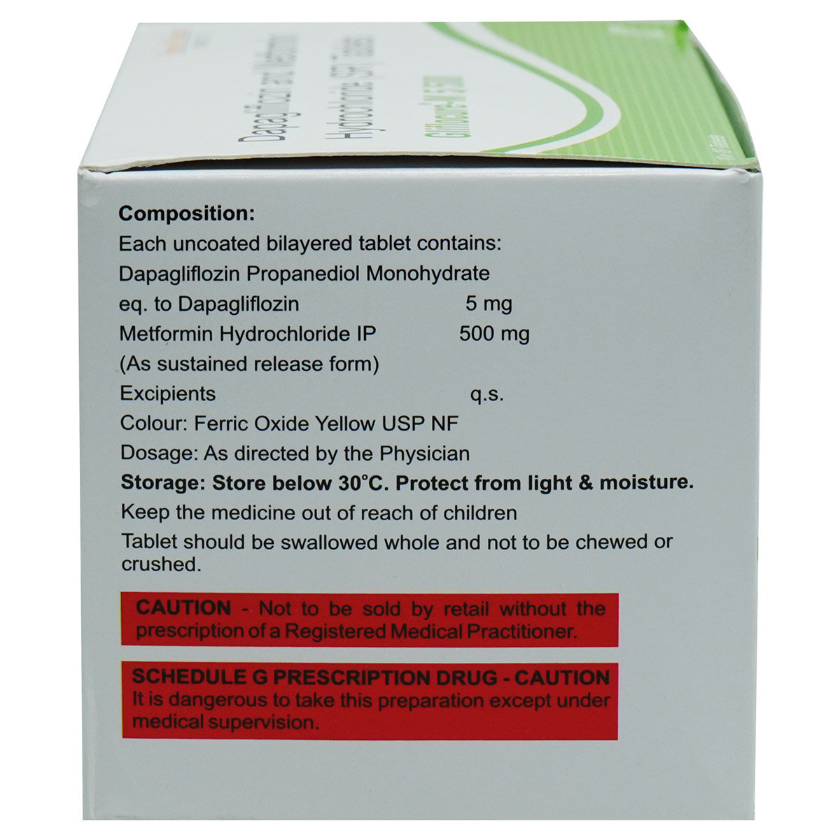 Gliflocure-M 5/500 Tablet 10's, Pack of 10 TABLETS Gliflocure-M 5/500 Tablet 10's, Pack of 10 TABLETS