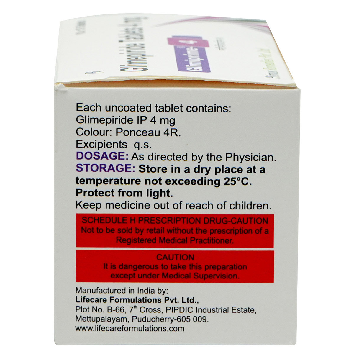 Glimiprime-4 Tablet 15's, Pack of 15 TabletS Glimiprime-4 Tablet 15's, Pack of 15 TabletS