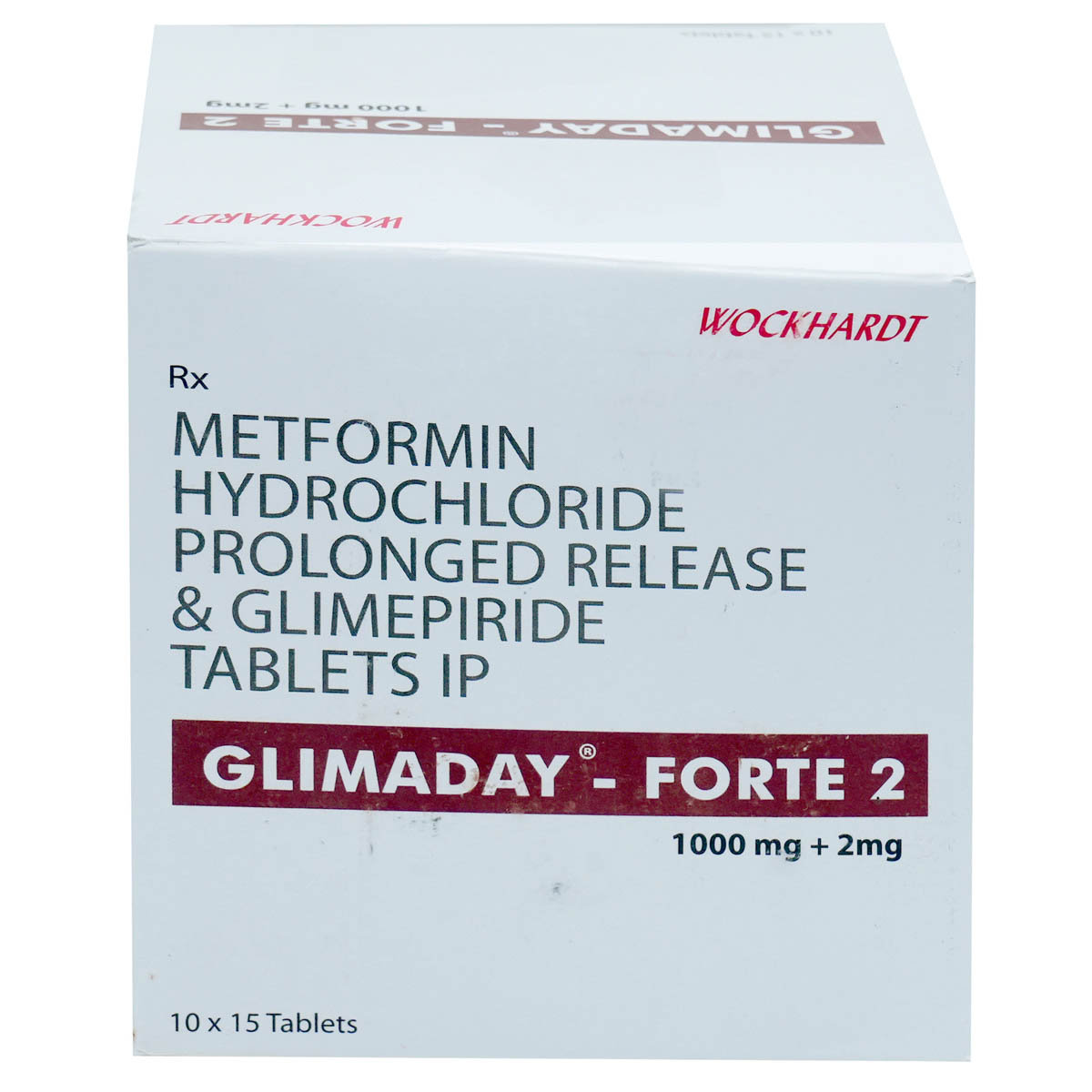 Glimaday-Forte 2 Tablet 15's, Pack of 15 TABLETS Glimaday-Forte 2 Tablet 15's, Pack of 15 TABLETS