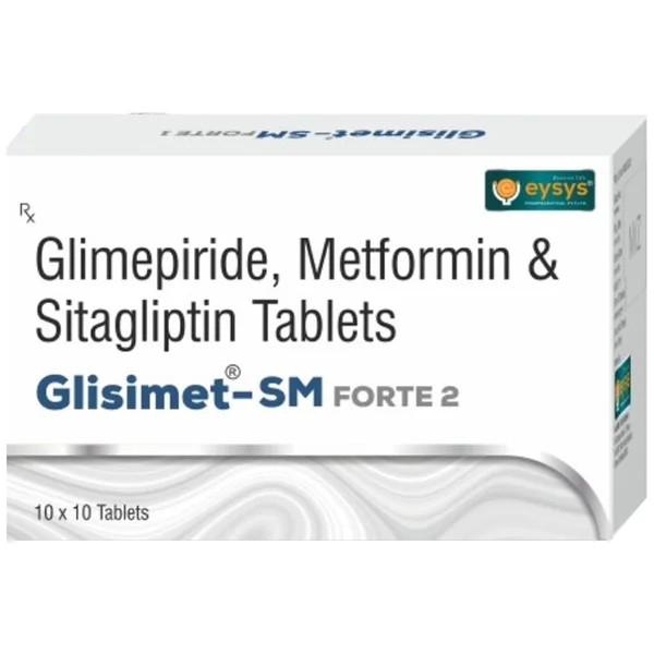 Glisimet-SM Forte 2 Tablet 10's
