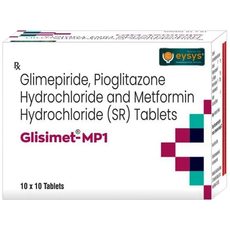 Glisimet-MP1 Tablet 10's