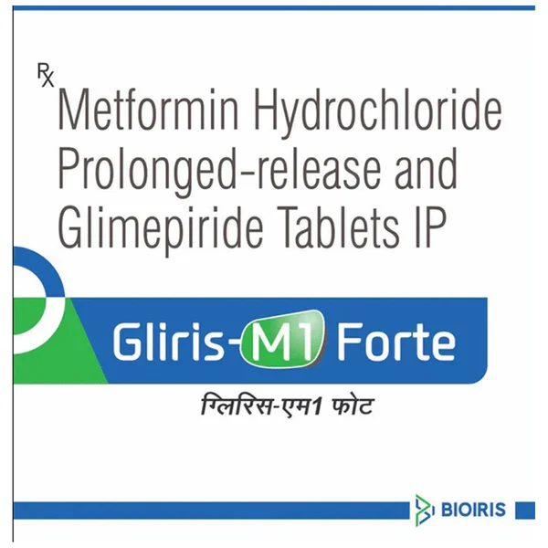 Gliris-M1 Forte Tablet 15's, Pack of 15