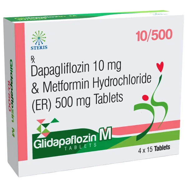 Glidapaflozin M 10/500 Tablet 15's