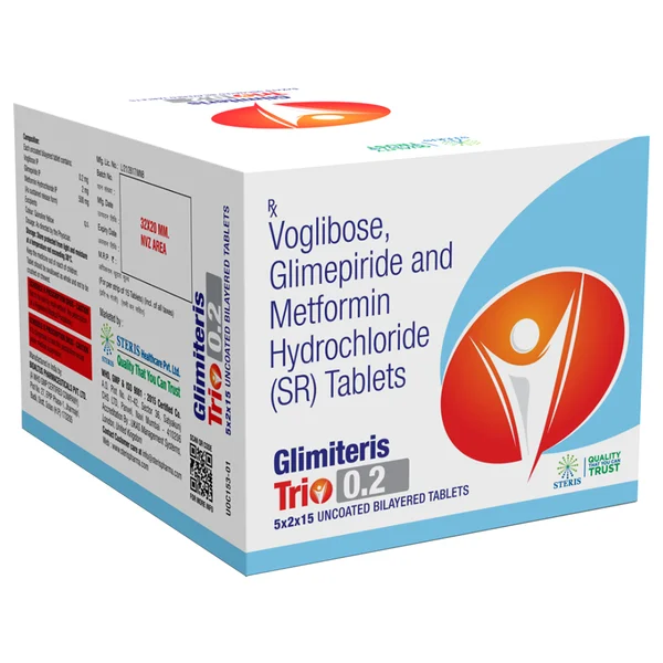 Glimiteris Trio 0.2 Tablet 15's