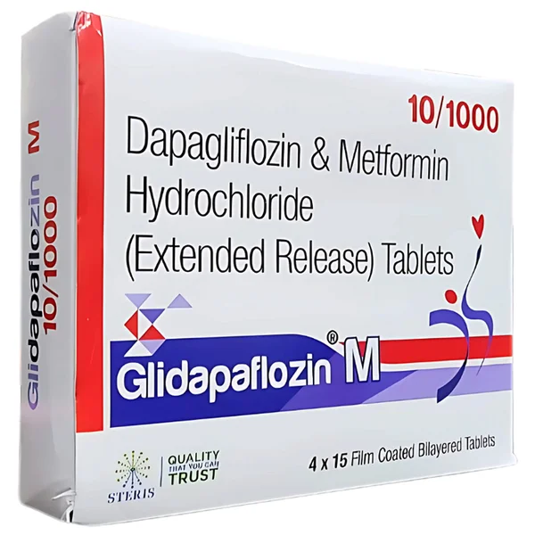 Glidapaflozin M 10/1000 Tablet 15's
