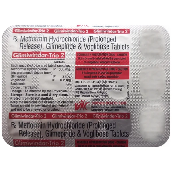 Glimiwindar-Trio 2 Tablet 15's