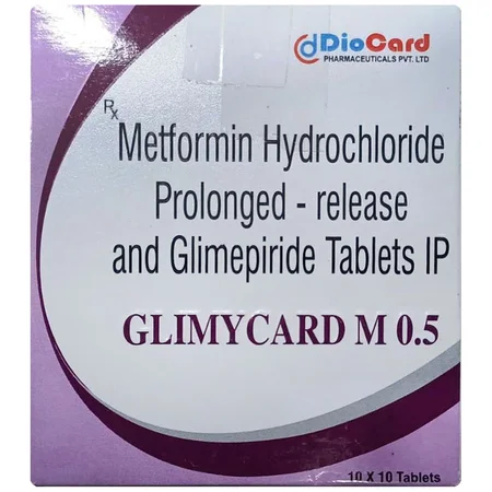 Glimycard M 0.5 Tablet 10's
