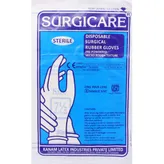 Kanam Latex Gloves Surgicare 7.5, 1 Pair, Pack of 1
