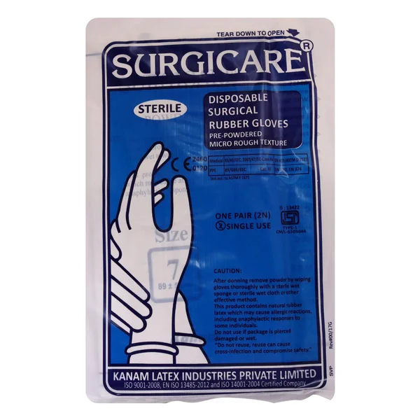 Gloves Surgicare, 7 Count, Pack of 1