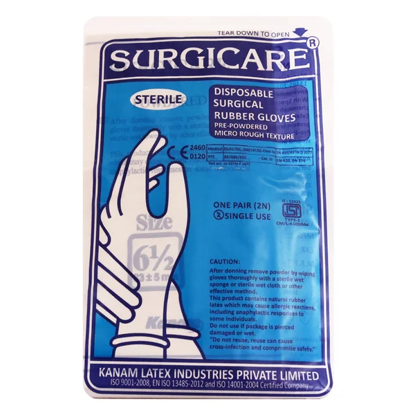 Gloves Surgicare 6.5, 1 Count, Pack of 1